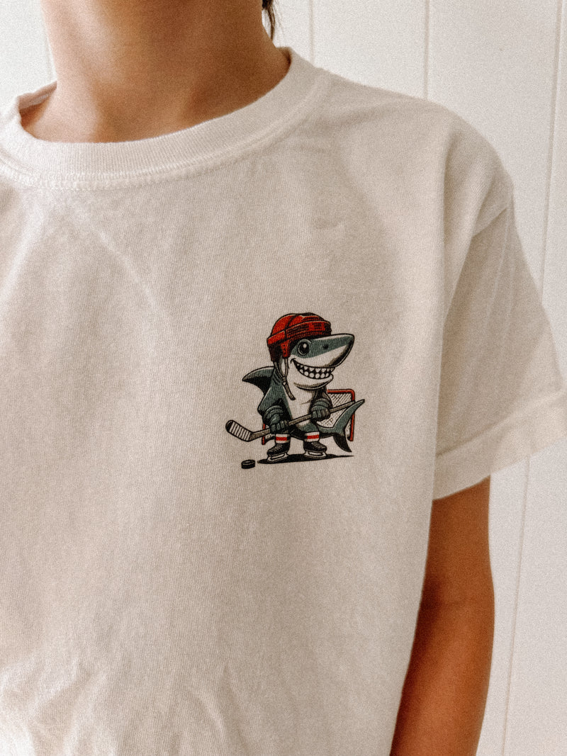 Rink Shark Comfort Colors Youth Midweight Tee