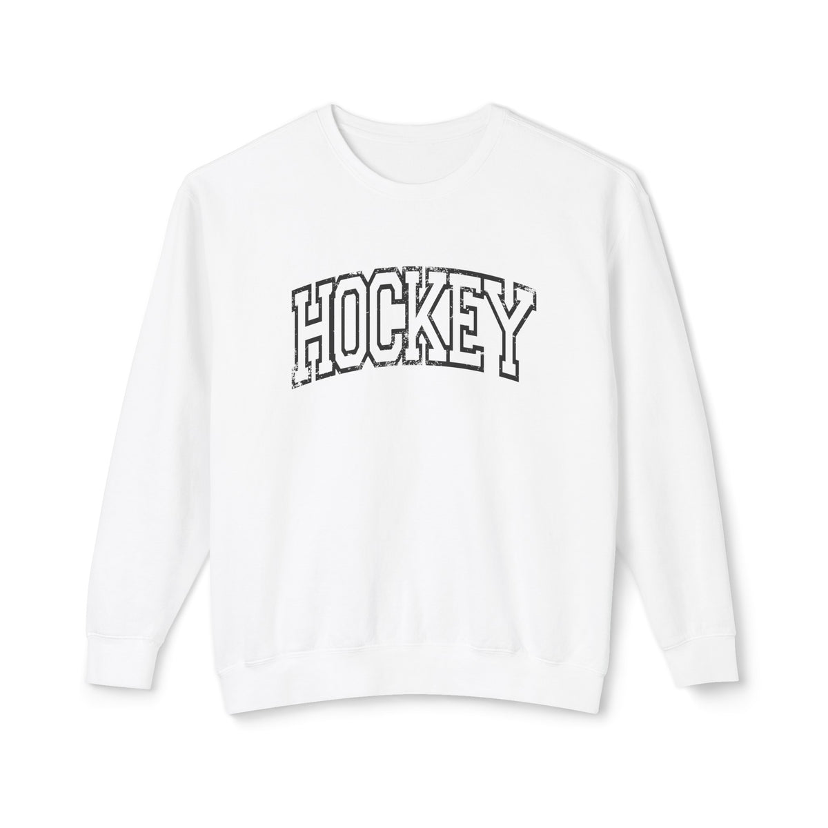 Hockey Comfort Colors Unisex Lightweight Crewneck Sweatshirt