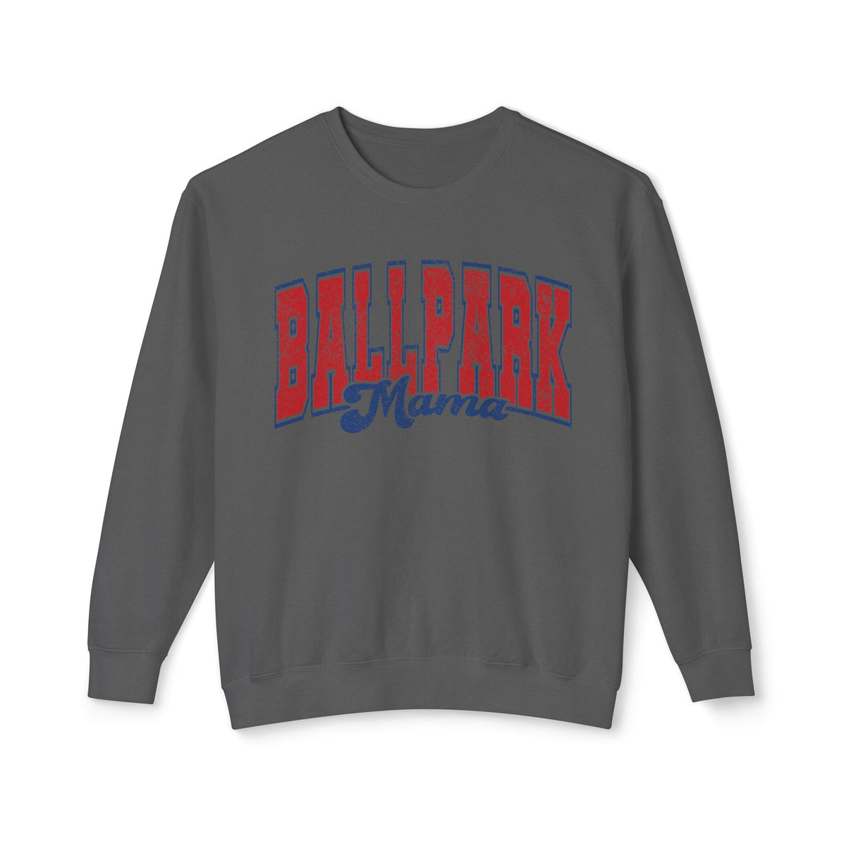 Ballpark Mama Comfort Colors Unisex Lightweight Crewneck Sweatshirt