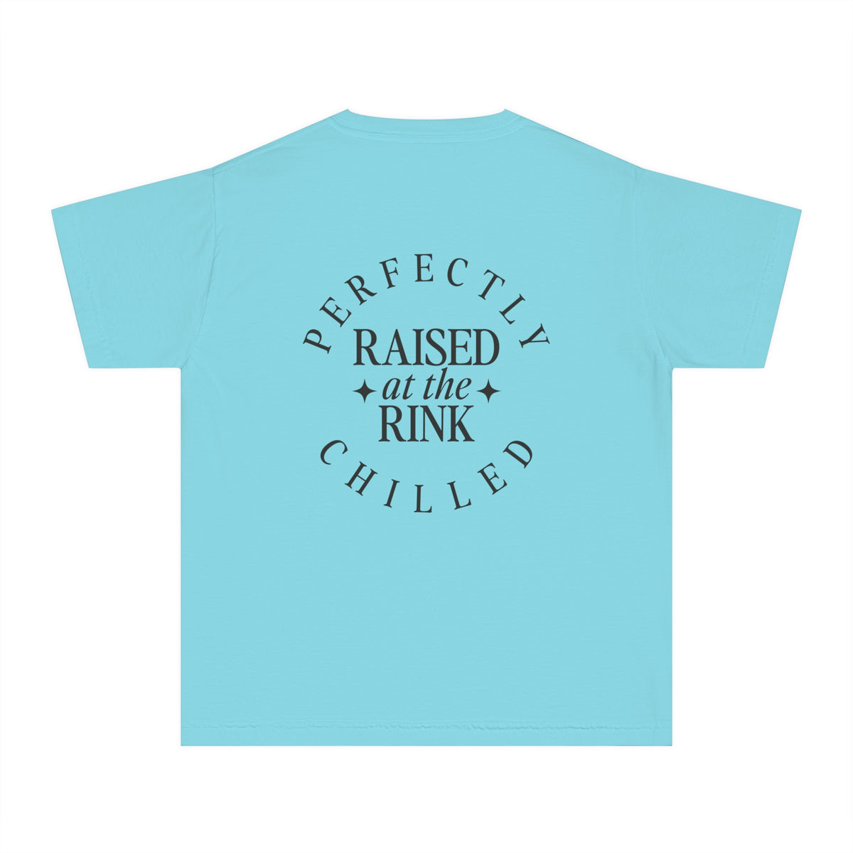 Raised at the Rink Comfort Colors Youth Midweight Tee