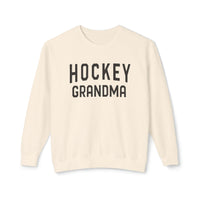 Hockey Grandma Comfort Colors Unisex Lightweight Crewneck Sweatshirt