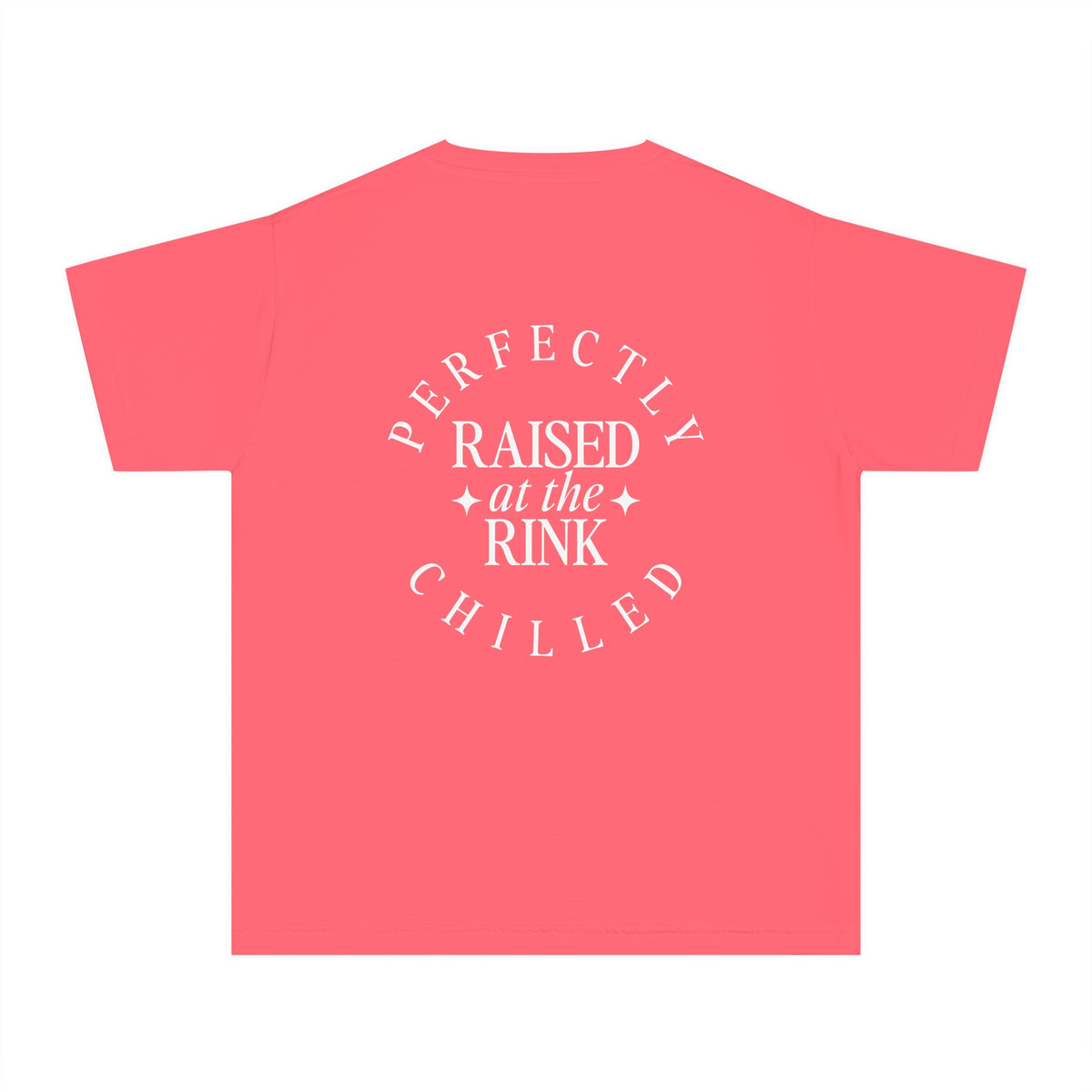 Raised at the Rink Comfort Colors Youth Midweight Tee