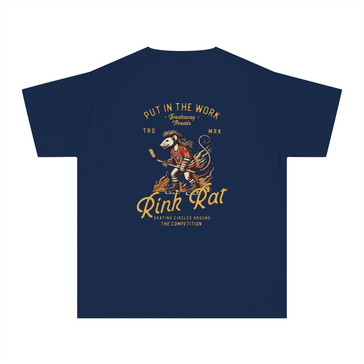 Rink Rat Comfort Colors Youth Midweight Tee