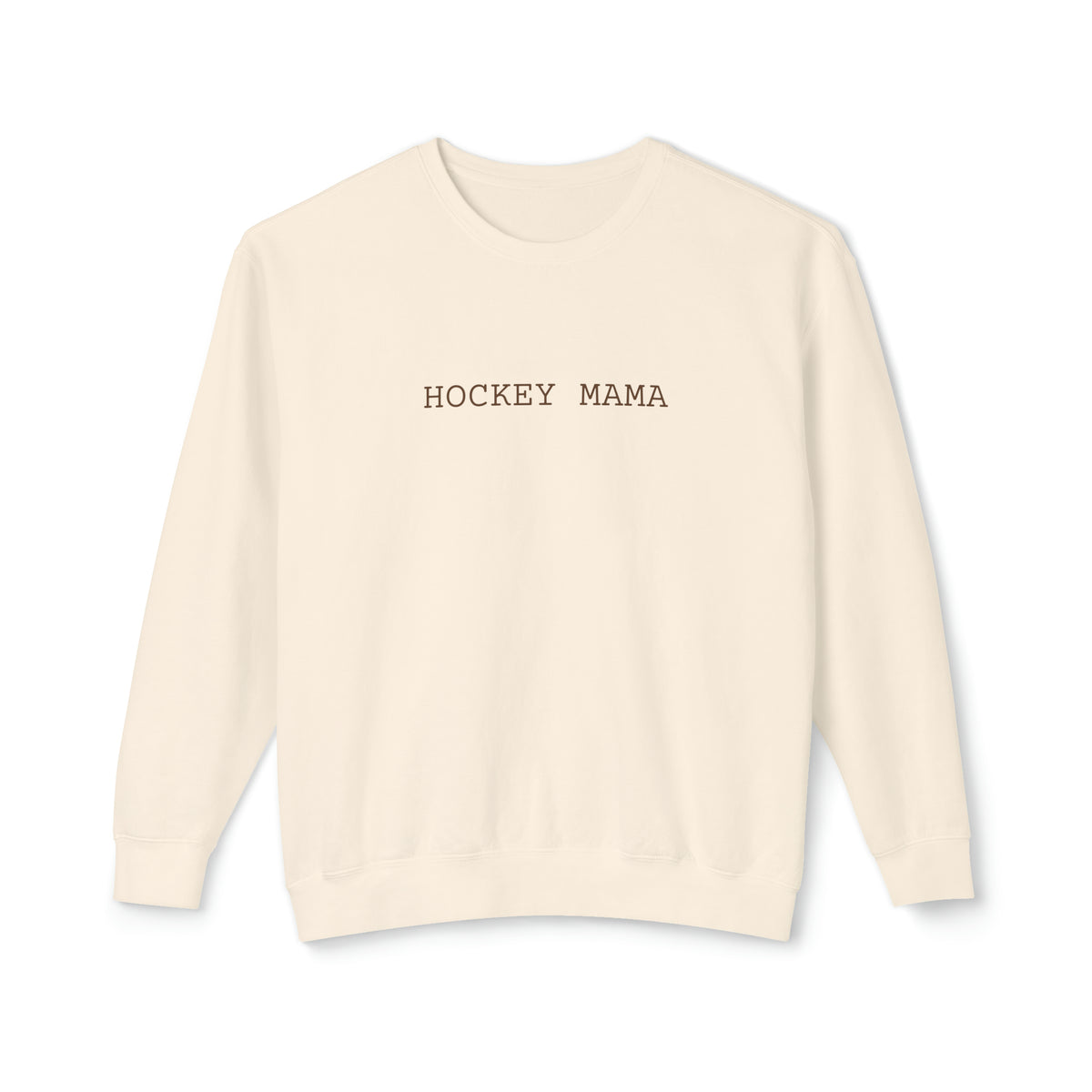 Hockey Mama Comfort Colors Unisex Lightweight Crewneck Sweatshirt