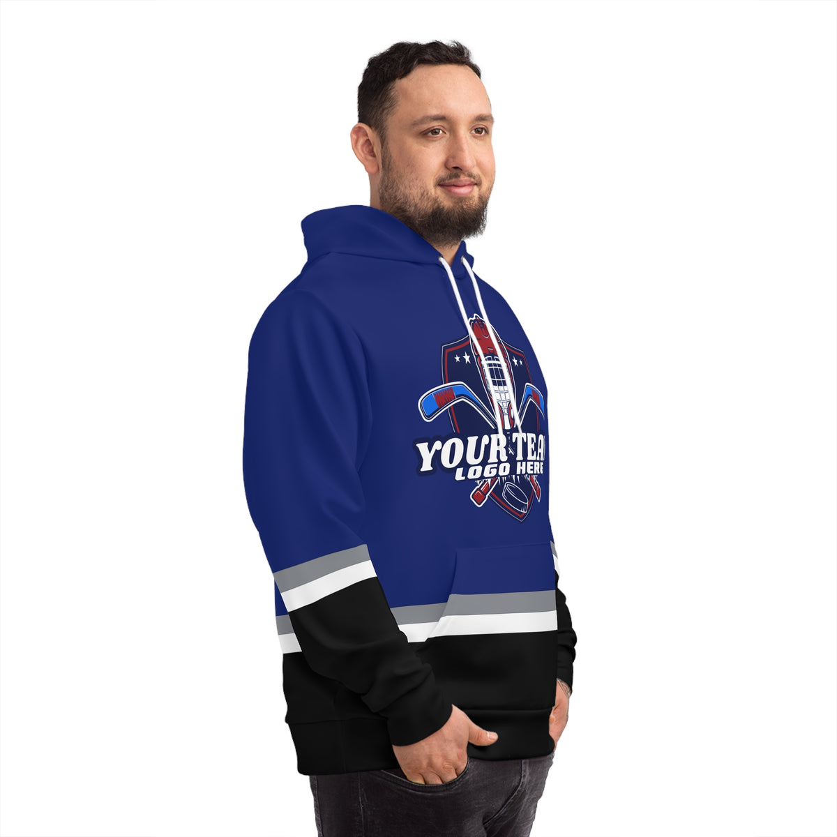 Custom Team Jersey Fashion Hoodie (AOP)