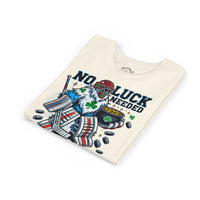 No Luck Needed Yeti Goalie Youth Short Sleeve Tee