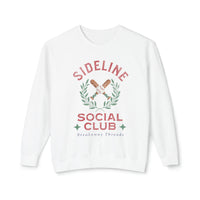 Sideline Social Club Soft Style Comfort Colors Unisex Lightweight Crewneck Sweatshirt