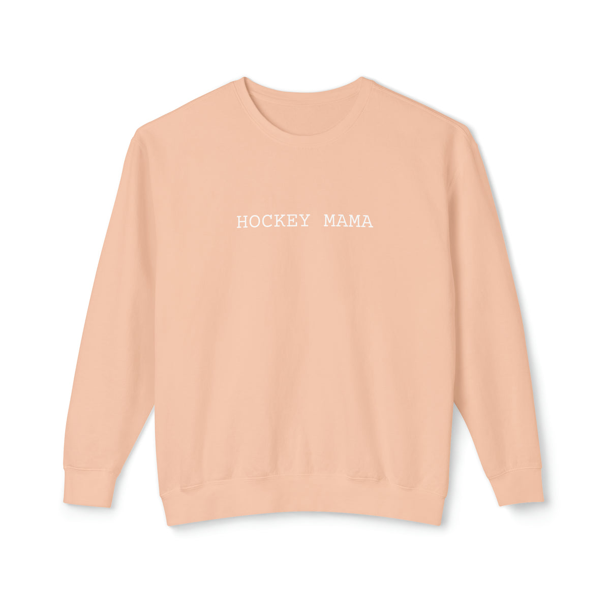 Hockey Mama Comfort Colors Unisex Lightweight Crewneck Sweatshirt