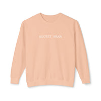 Hockey Mama Comfort Colors Unisex Lightweight Crewneck Sweatshirt