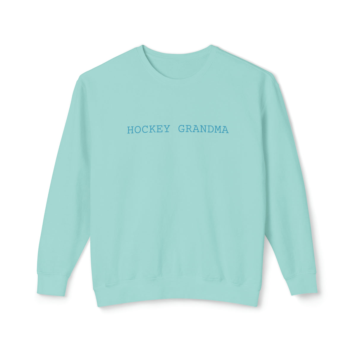 Hockey Grandma Comfort Colors Unisex Lightweight Crewneck Sweatshirt