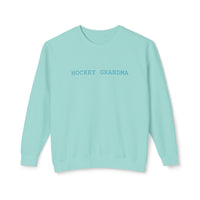 Hockey Grandma Comfort Colors Unisex Lightweight Crewneck Sweatshirt