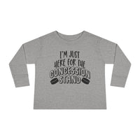 I'm Just Here For The Concession Stand Toddler Long Sleeve Tee