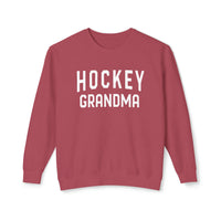 Hockey Grandma Comfort Colors Unisex Lightweight Crewneck Sweatshirt