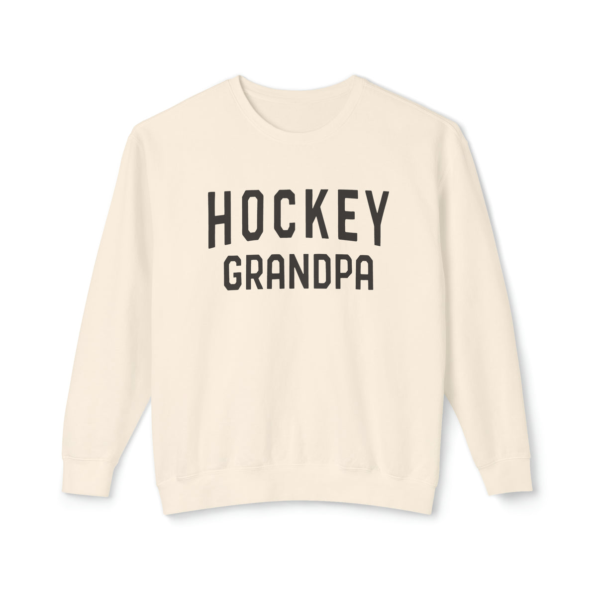 Hockey Grandpa Comfort Colors Unisex Lightweight Crewneck Sweatshirt