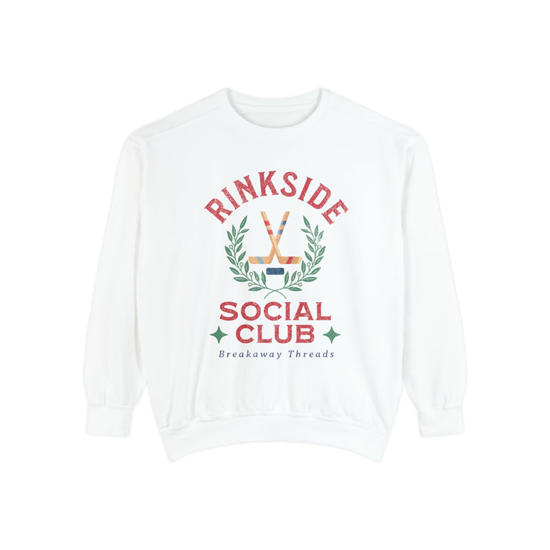 Rinkside Social Club Comfort Colors Unisex Garment-Dyed Sweatshirt