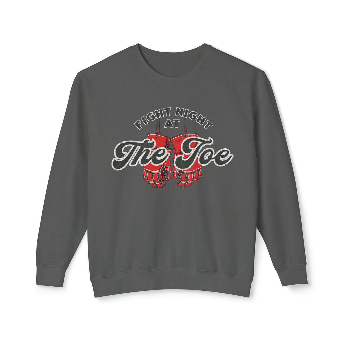 Fight Night At The Joe Comfort Colors Unisex Lightweight Crewneck Sweatshirt