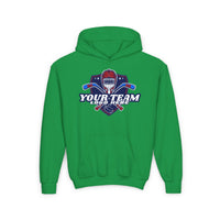 Custom Team Logo Youth Heavy Blend Hooded Sweatshirt