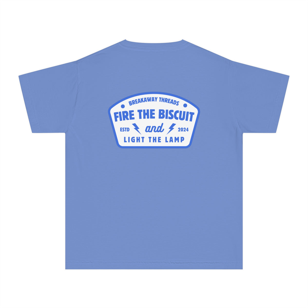 Fire The Biscuit And Light The Lamp Comfort Colors Youth Midweight Tee