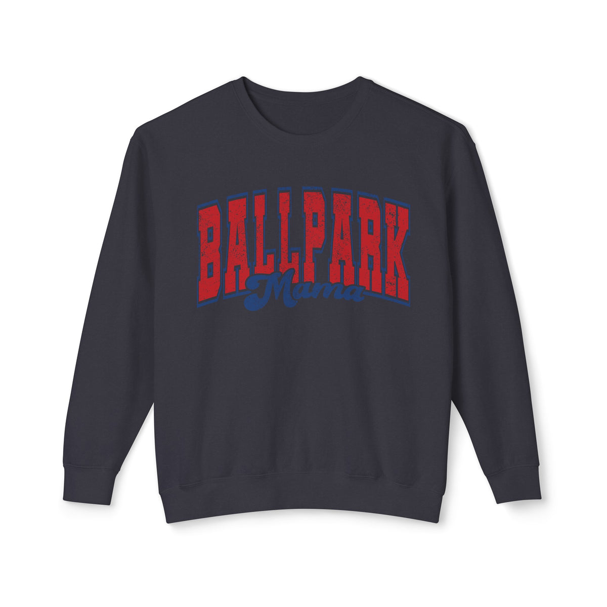 Ballpark Mama Comfort Colors Unisex Lightweight Crewneck Sweatshirt