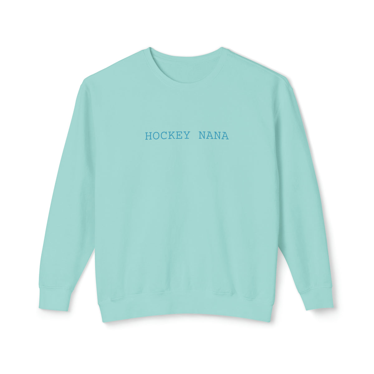 Hockey Nana Comfort Colors Unisex Lightweight Crewneck Sweatshirt