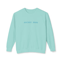 Hockey Nana Comfort Colors Unisex Lightweight Crewneck Sweatshirt