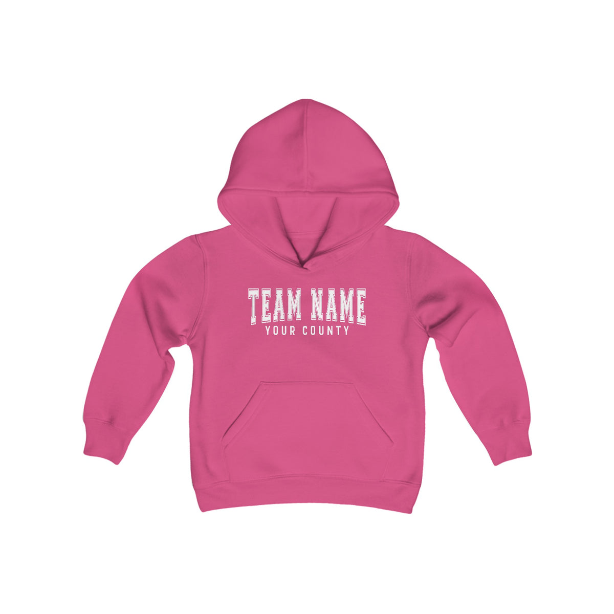 Custom Team Youth Gildan Heavy Blend Hooded Sweatshirt