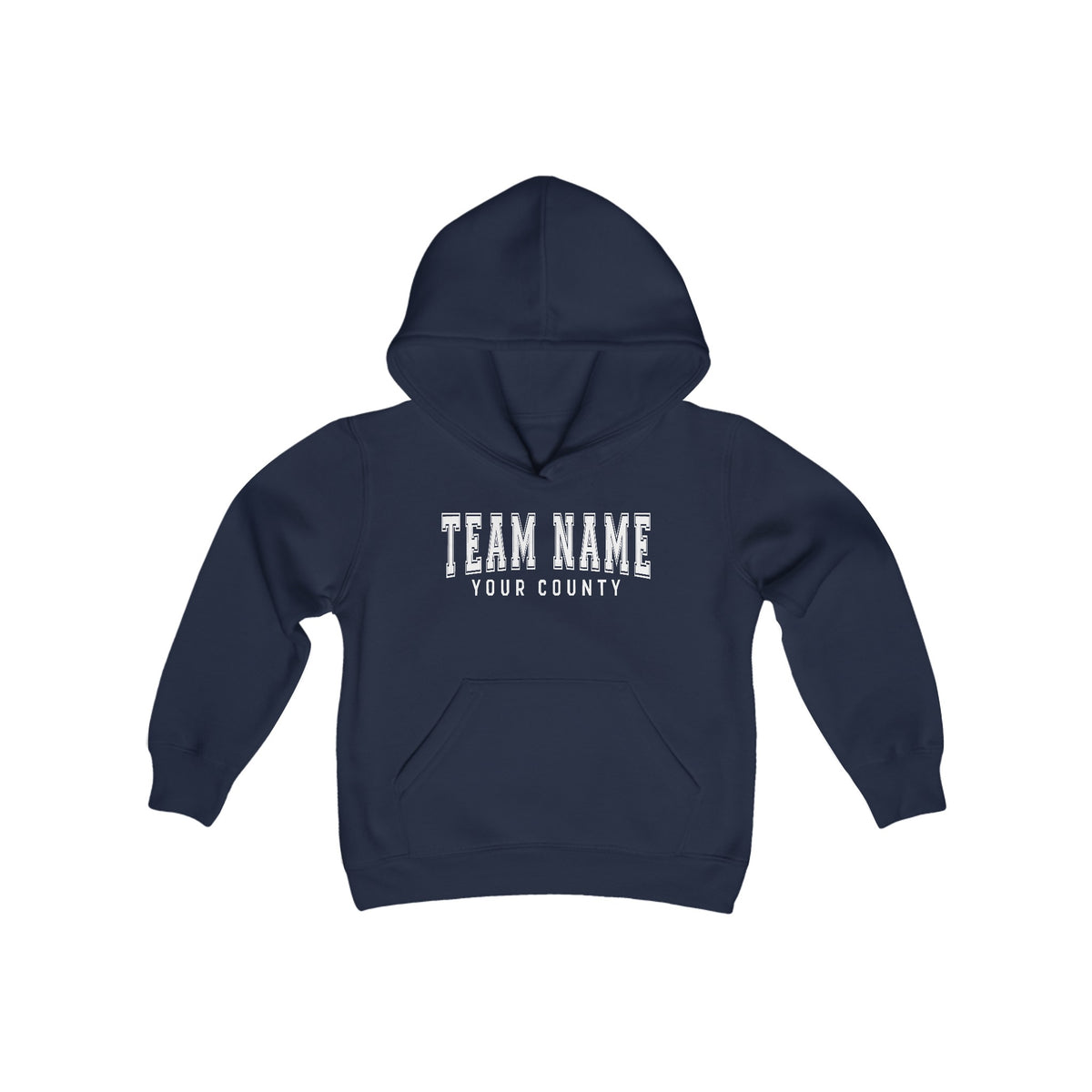 Custom Team Youth Gildan Heavy Blend Hooded Sweatshirt