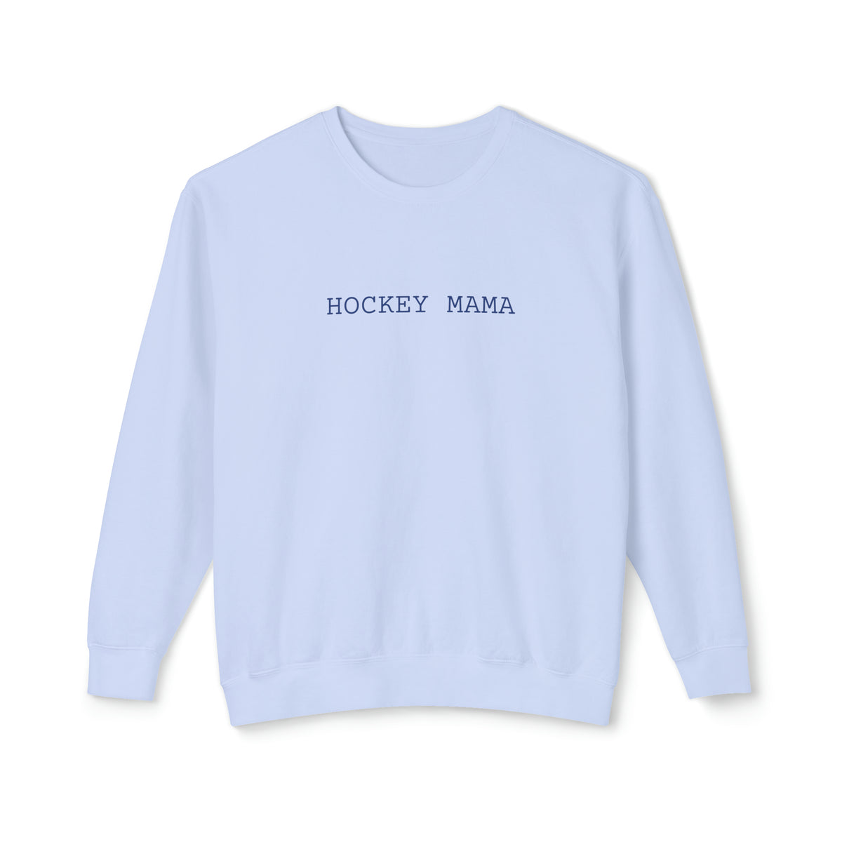 Hockey Mama Comfort Colors Unisex Lightweight Crewneck Sweatshirt