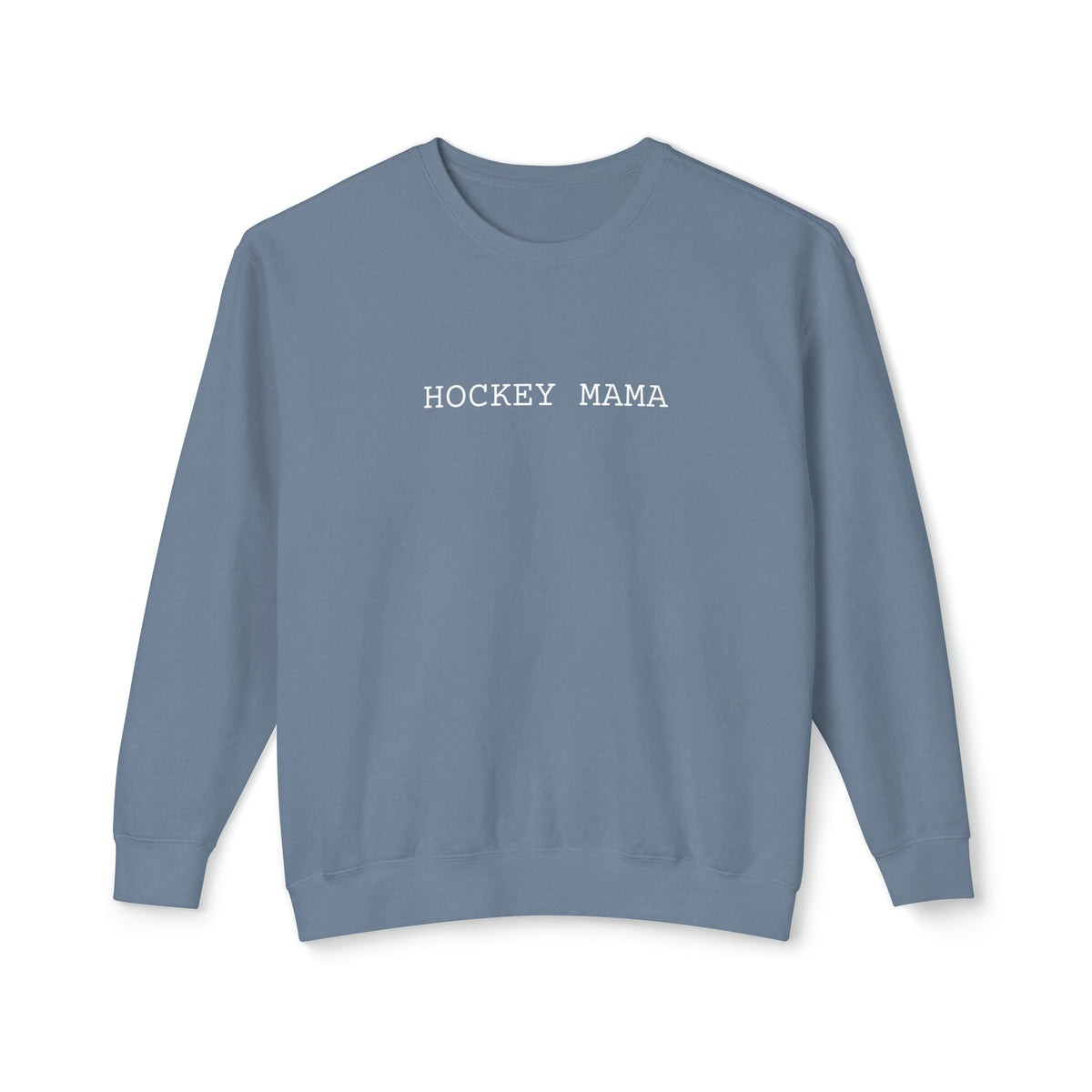 Hockey Mama Comfort Colors Unisex Lightweight Crewneck Sweatshirt