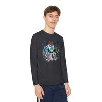 No Luck Needed Yeti Goalie Youth Long Sleeve Competitor Tee