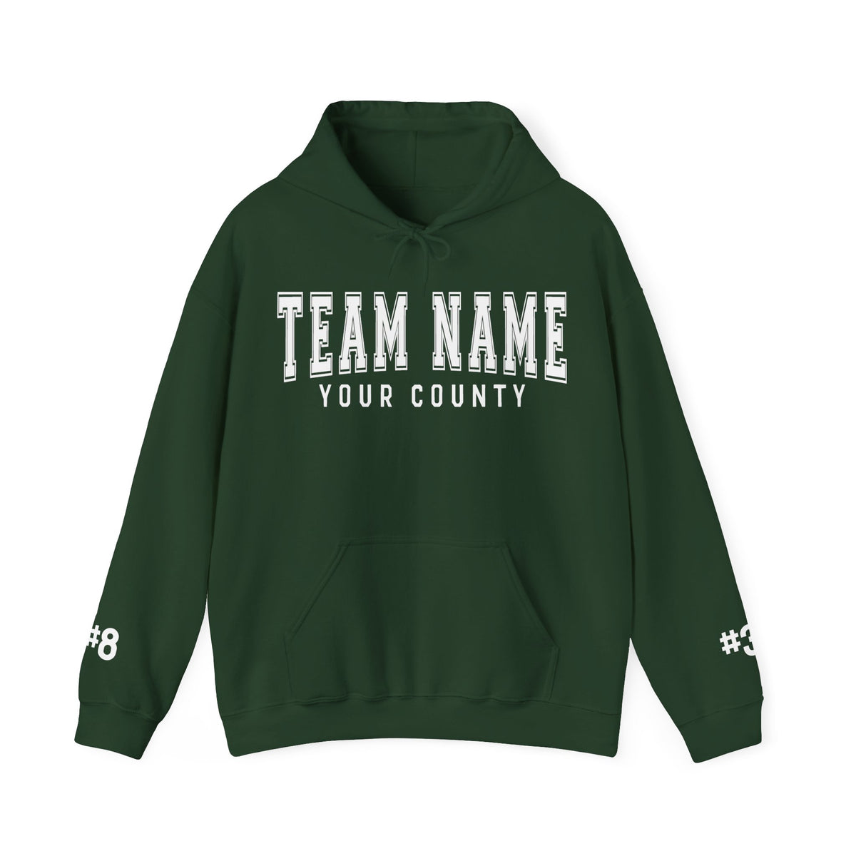 Custom Team Gildan Unisex Heavy Blend™ Hooded Sweatshirt