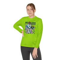 No Luck Needed Yeti Goalie Youth Long Sleeve Competitor Tee