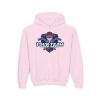 Custom Team Logo Youth Heavy Blend Hooded Sweatshirt