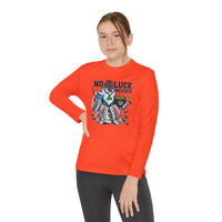 No Luck Needed Yeti Goalie Youth Long Sleeve Competitor Tee