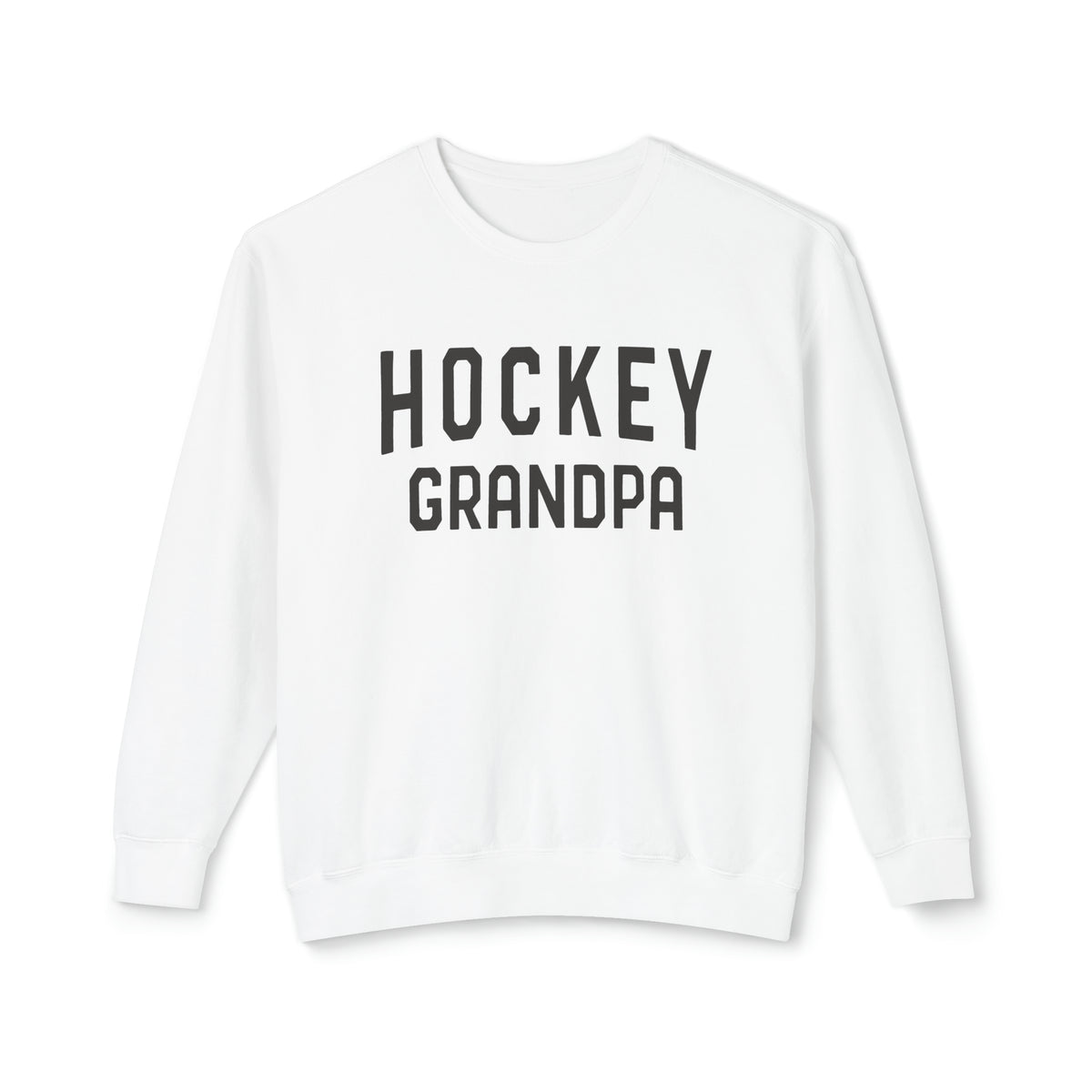 Hockey Grandpa Comfort Colors Unisex Lightweight Crewneck Sweatshirt