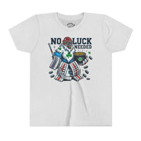 No Luck Needed Yeti Goalie Youth Short Sleeve Tee