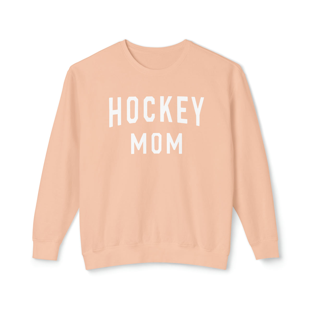 Hockey Mom Comfort Colors Unisex Lightweight Crewneck Sweatshirt