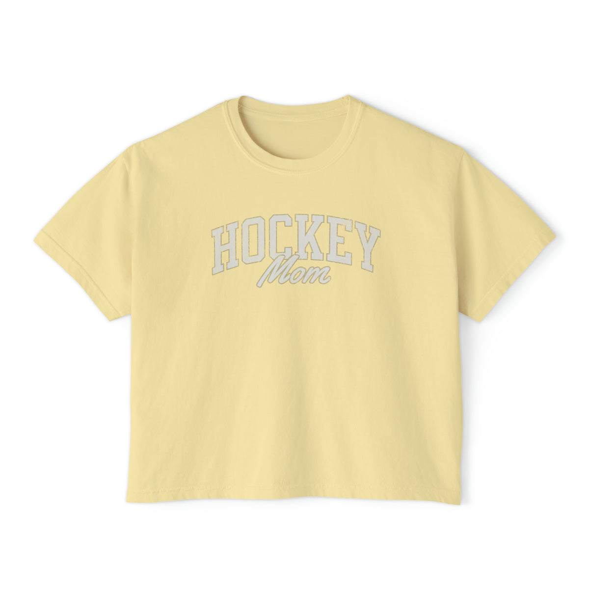 Hockey Mom Comfort Colors Women's Boxy Tee