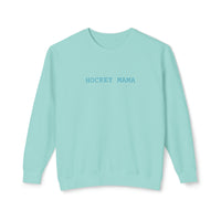 Hockey Mama Comfort Colors Unisex Lightweight Crewneck Sweatshirt