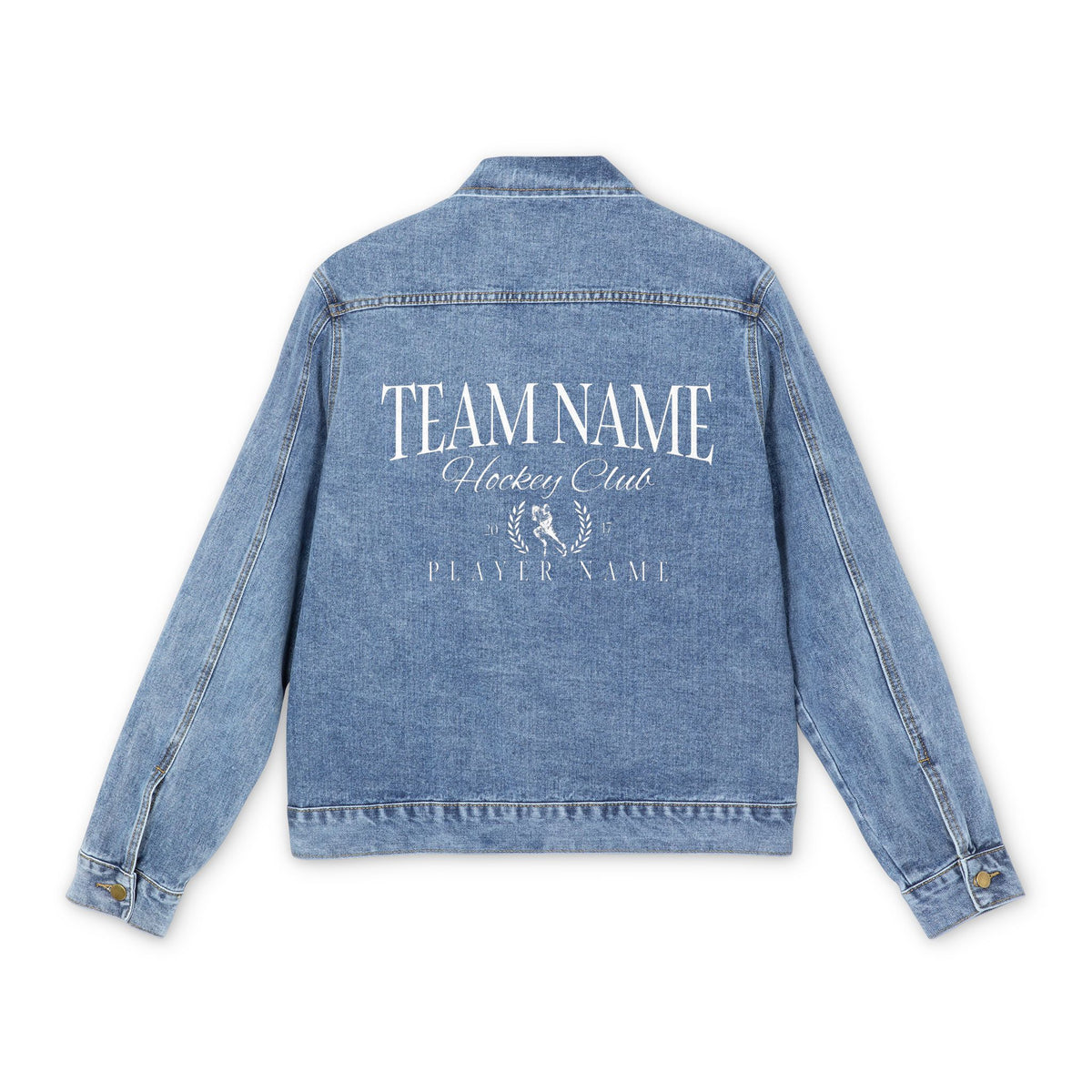 Custom Hockey Club Denim Jacket