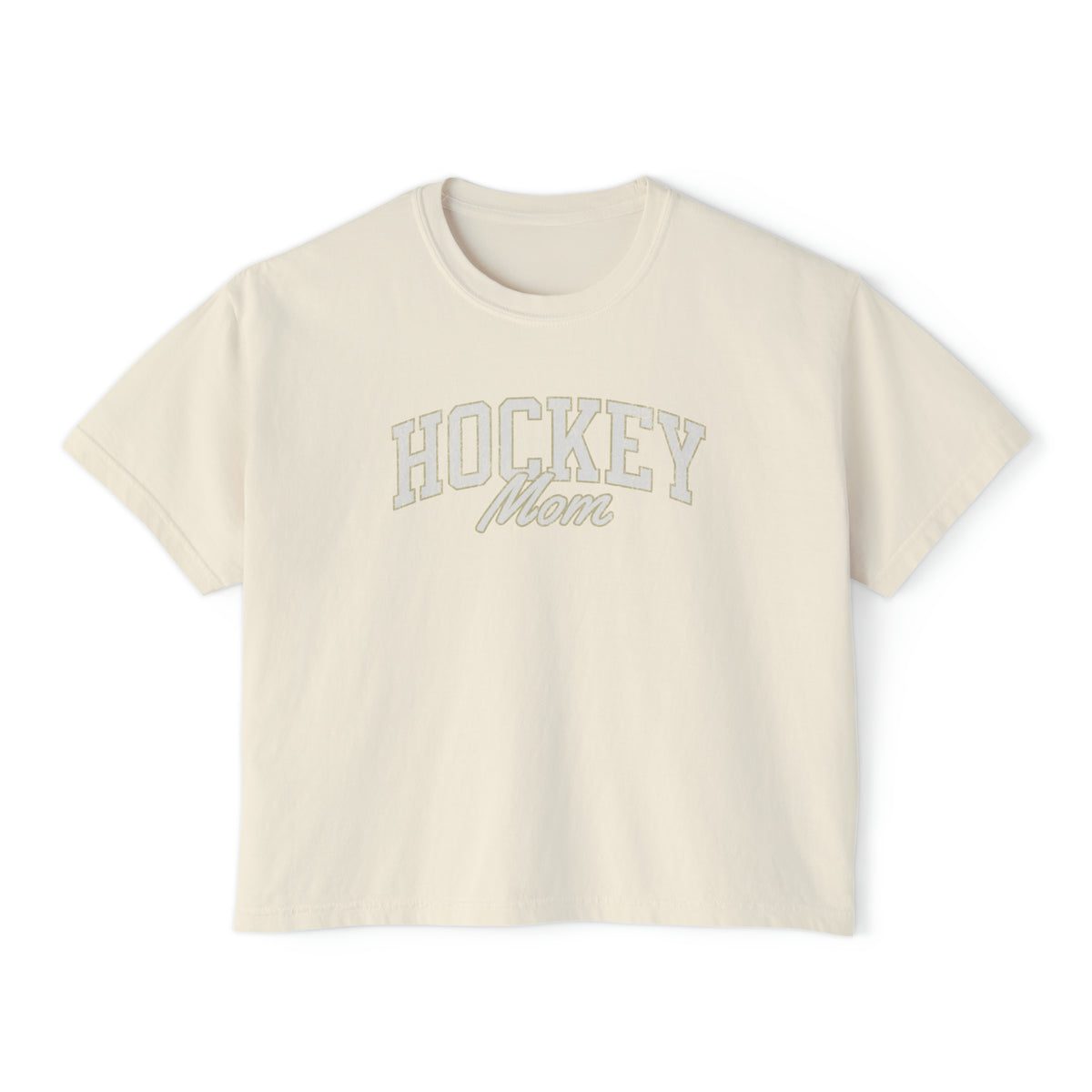 Hockey Mom Comfort Colors Women's Boxy Tee