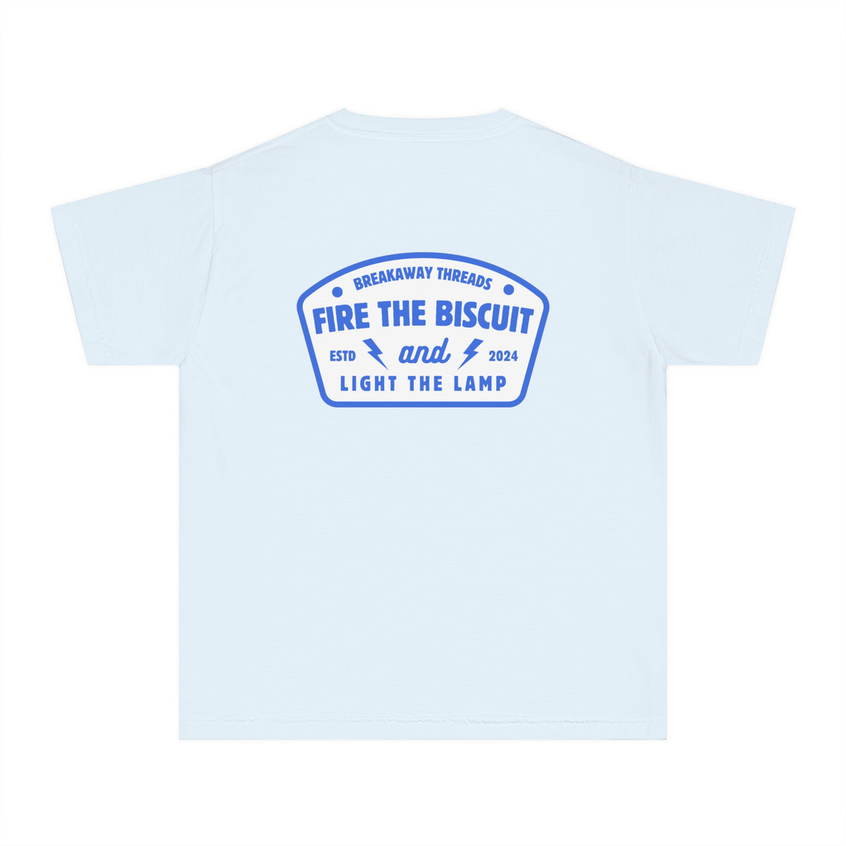 Fire The Biscuit And Light The Lamp Comfort Colors Youth Midweight Tee