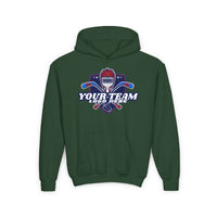 Custom Team Logo Youth Heavy Blend Hooded Sweatshirt