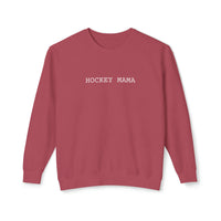 Hockey Mama Comfort Colors Unisex Lightweight Crewneck Sweatshirt