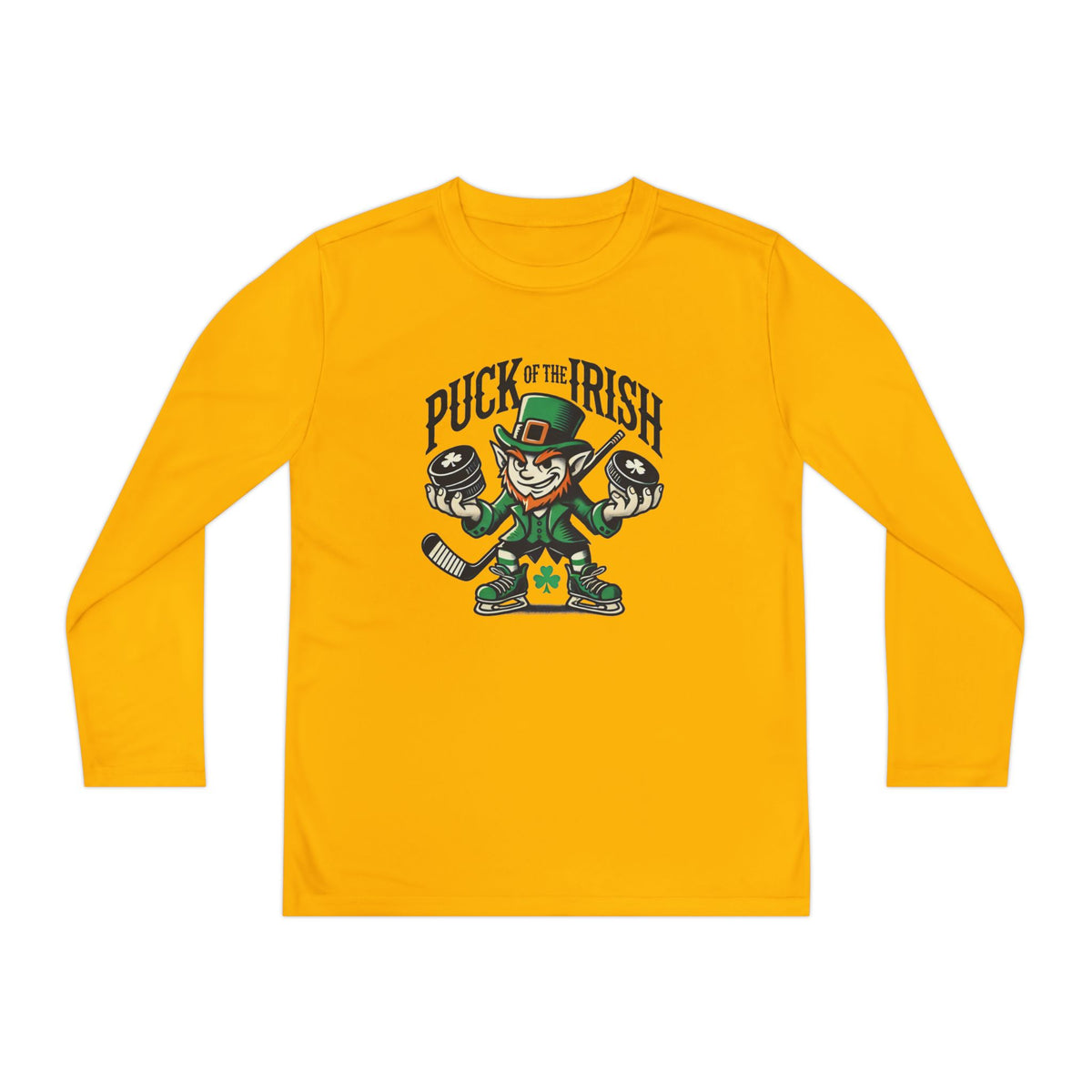 Puck of the Irish Youth Long Sleeve Competitor Tee