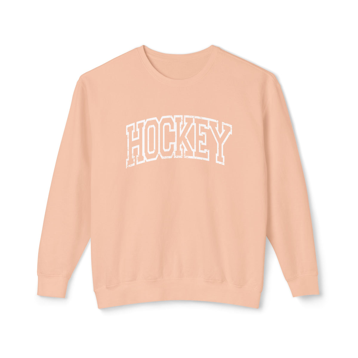 Hockey Comfort Colors Unisex Lightweight Crewneck Sweatshirt