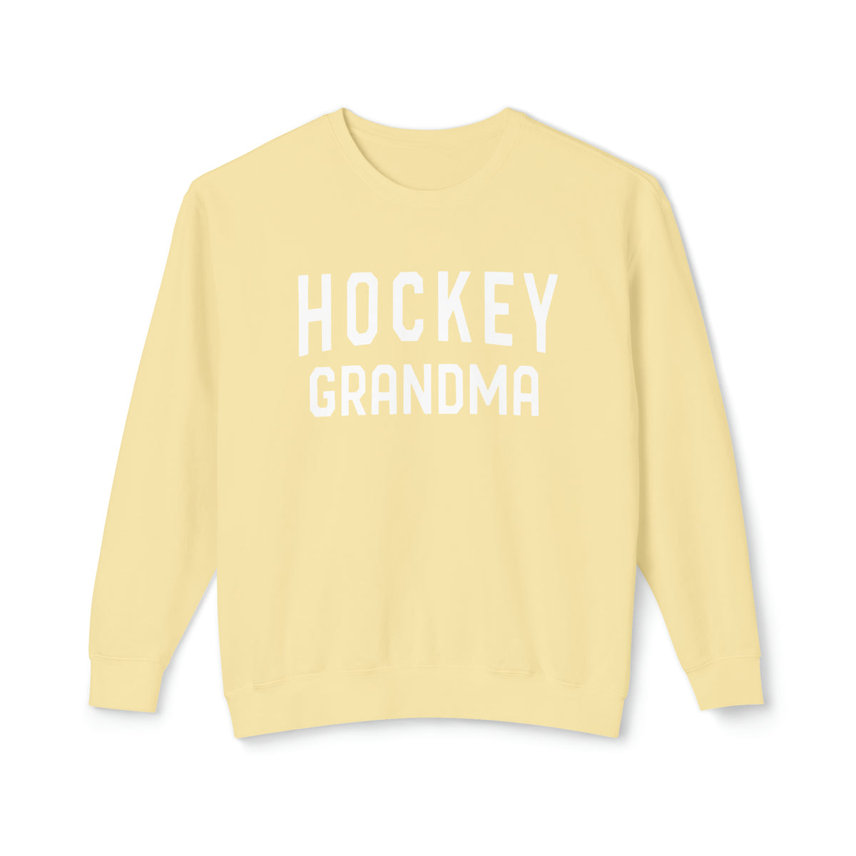 Hockey Grandma Comfort Colors Unisex Lightweight Crewneck Sweatshirt