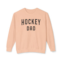 Hockey Dad Comfort Colors Unisex Lightweight Crewneck Sweatshirt