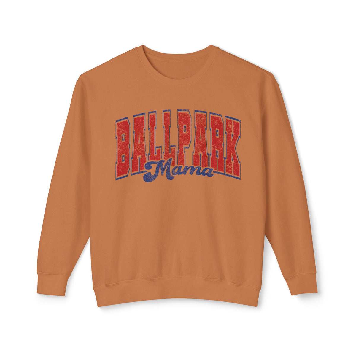 Ballpark Mama Comfort Colors Unisex Lightweight Crewneck Sweatshirt