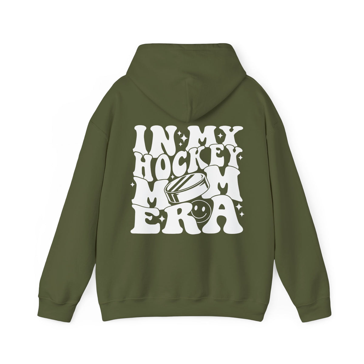 Hockey Mom Era Gildan Unisex Heavy Blend™ Hooded Sweatshirt